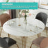 AimerGro 20 Inch 1.5mm Clear Plastic Table Cover Round Thick Vinyl PVC Dining Table Pad Protector Crystal Tablecloth
