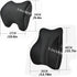 Lumbar Support and Car Neck Pillow for Office Chair and Car Seat Softness Memory Foam Erognomic Seat Cushion