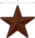 CVHOMEDECO. Primitives Rustic Country Décor, Rusty Mini Metal Barn Star Decorative Accents, Set of 24
