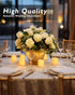 24Pack Candles,200+Hour Homemory Flickering Flameless Votive Electric Fake Candles,Battery Operated LED Tealight
