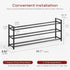 3-Tier Closet, 18"-44" 15-18 Bumusty Long Expandable Shoe Rack for Adjustable Shoe Rack for Entryway, Pairs Large Shoe