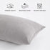 2 Pack 11"x7" BEDSUM Tiny Pillows, Microfiber Mini Pillow for Travel, Pets, Soft and Machine Washable Small Pillows