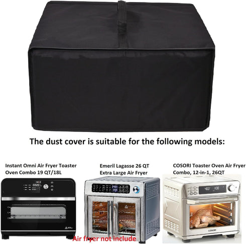Waterproof Dustproof cover pads caps compatible with Emeril Lagasse 26 QT Extra Large Air Fryer/Instant Omni Air Fryer Toaster Oven Combo 19 QT/COSORI Toaster Oven Air Fryer Combo, 2-in-1,26QT