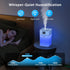 4L 40H 360 Nozzle, JRD Humidifiers for Bedroom, Cool Mist Humidifier for Large Room, Runtime, Night Light for Home