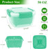 50oz Berry Keeper Fruit Storage Container for Fridge, Fresh Food Produce Saver with Removable Drain Colander