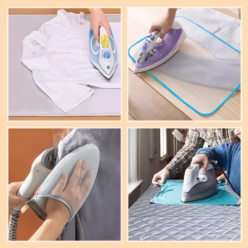 Over Door Ironing Mat with Hook Garment Steamer Ironing Glove Ironing Scorch Mesh Ironing Press Pad Travel Ironing Mat for Garment Steamer 19 x 33 inches