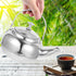 ULTECHNOVO Stainless Steel Camping Tea Kettle, Whistling Boiling Kettle for Outdoor Use