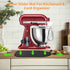 Sliding Mat for KitchenAid Mixer, 2 Grey Accessories, Mover Slider Pad for 5-8 Qt Bowl-Lift Stand Mixer
