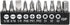 Performance Tool W9127 72-Tooth Mini Ratchet & Bit Set with 10pc Bits, Chrome Vanadium Steel