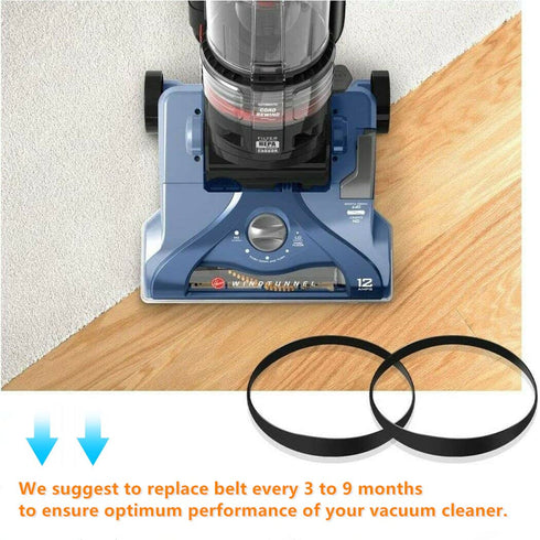 Replacement Belts 562289001 AH20065 for Hoover Windtunnel T-Series Vacuum, Pack of 2, Fits Multiple Models