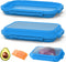 2-Piece Airtight Food Storage Containers Set Avocado Saver, Onion Keeper, Silicone Kitchen