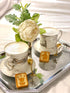 dcieiosul Gold Plated Mini Coffee Espresso Spoon Set of 8, 4.9 Inch, Tableware Flatware Dessert Teaspoons (Gold)