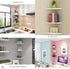 SISI 11 Inch Set 2 of Corner Wall Mounted Floating Shelf White,for Kitchen Room ,Living Room,Bathroom and Any Wall