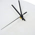 Round Wood Wall Clock, Rocket Ship Outer Space Design for Kids Room, Battery Operated, No Sound