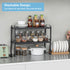 X-cosrack 1 Pack Countertop Countertop Counter Length:25.5" Expandable Cabinet Shelves, Stackable Shelves Organizers