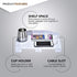 Modern Innovations Bedside Shelf for Bed, College Dorm Room, Bunk Bed Shelf/Caddy for Top Bunk, Clip On Nightstand Tray