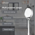 Restaurant Serving Spoons, 12.99 Inch Large Stainless Steel Spoons for Buffet, Banquet, Set of 3