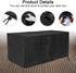 48 25 24 Inch Patio Deck Box Cover,Outdoor Storage Deck Box, Waterproof Outdoor Storage Box Cover Furniture Covers - x
