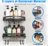 XXKMDXW Corner Shower Caddy Suction Cup Shower Shelf Corner No Drilling Bathroom Shower Organizer Storage Rack Suction