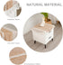24 Inch Rustic Small Round Tablecloth Light Coffee Cotton Linen Table Cover Heavy Weight Burlap Table Cloth