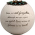 Pavilion Gift Company 19093 4-Inch Terra Cotta Candle Holder, Forever in My Heart, White