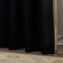 Curtainworks Kendall Color Block Grommet Curtain Panel, 95 inch, Cream/Black