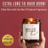 Mulled Cider Candle, Fall Scented Candle with Cinnamon & Nutmeg - Infused with Essential Oils, 9oz Reusable Jar