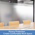 HIDBEA Frosted Window Privacy Film, Non Adhesive Static Cling Glass Stickers for Home Office, 23.6 x 78.7 Inch