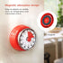 Mechanical Timer - 60 Minutes Visual Countdown Timer for Cooking, Classroom, Game, Study, with Magnetic Alarm Clock.