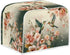 Hummingbird Floral Print 2 Slice Toaster Covers Dust Protection Bread Maker Covers Toaster Oven Cloth Cover Kitchen Accessories Washable Appliance Cover with Handle