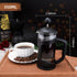 RAINBEAN Mini French Press Coffee Maker, 1 Cup, 12oz, Stainless Steel Filter, Maximum Flavor Brewer