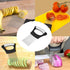 Stainless Steel Onion Holder for Slicing, Onion Cutter for Onions, Tomatoes, Avocados, Eggs, and Other Vegetables