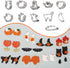 Halloween Polymer Clay Cutters - 11 Shapes for Christmas Jewelry, Pumpkin and Ghost Designs
