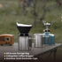 Portable Pour Over Coffee Maker Set, Collapsible Silicone Dripper, Perfect for Travel, Camping, Outdoors