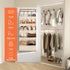 1 Pack Closet 18 FENTEC Over the Door Shoe Organizers, Hanging Shoe Organizer with Large Deep Pocket Shoe Holder