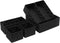 Drawer Organizer Bins, Woven Storage Box Set of 6, Stackable Cube Baskets for Organizing Drawers and Shelves.