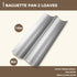 2 15" 6.3", KITESSENSU Nonstick Baguette Pans for French Bread Baking, Perforated Loaves Baguettes Bakery Tray, x