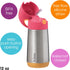 b.box 12 oz Insulated Water Bottle, Keeps Drinks Cold up to 8 Hours, Warm up to 6 Hours (Strawberry Shake)