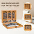 SIHPTO 300pcs Anxiety Stress Relief Mini Bookshelf with Mini BooksMiniature Library Decor for Book LoversIdeal for Home