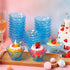 30 6 oz Rtteri Pcs Plastic Dessert Cups Clear Ice Cream Sundae Tasting Bowls, Mini Round Swirl Tulip Shape Party Buffet