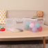 Citylife 8 Packs 6 QT Clear Plastic Storage Bins with Latching Lids for Organizing Crafts and Toys