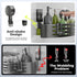 2 BREIS Corner Shower Caddy Suction Cup, PCS No Drilling Shower Shelves with Hooks, Powerful Upgraded Suction Bathroom