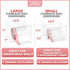Storage Standard 10.5'' 7'' 7''- Trash Bag Holder Dispenser x x Acrylic Bags Dispensing Roll Organizer Holder, Garbage
