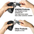 KindGa Coasters for Drinks – Absorbent Rubber Brown Coasters Set of 8, Large Silicone Drink Coaster for Protection.
