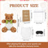 8 Set 12 Inch Chicingyou Bear Blindfolded Diaper Changing Baby Shower Games with Blindfold Changing Bear Dolls Diapers