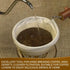 Coffee Filter, Flannel Cloth Coffee Filter with Wooden Handle, Reusable Coffee Sock Filter for Home Office Kitchen Use