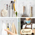 VIS'V Suction Cup Razor Holder, Shower Suction Hooks for His and Hers, Removable and Reusable, Clear, 4 Pcs.