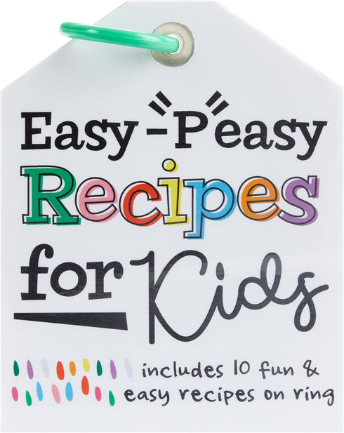 C.R. Gibson P-Easy Laminated Recipe Cards for Little Chefs, Multicolor