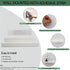 MATIMASU Set 2 10.6" Floating Shelf of - Wall Mounted Plastic Shelves for Bedroom With Adhesive Strip,Compact Nursery