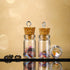 Yungyan 50 Pieces Mini Glass Bottles with Cork Stoppers, Tiny Jars for Decoration, DIY Projects, 2ml
